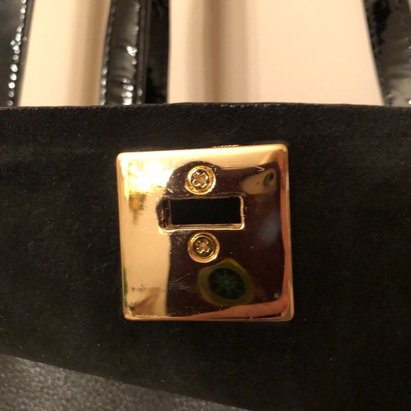 NURSACE Black Leather Handbag - Picture 8 of 11